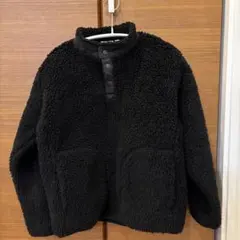 《ユニクロ》ホワイトマウンテニアリングフリースプルオーバー【140cm】ブラック