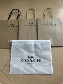 COACH ショッピングバッグ 3枚セット