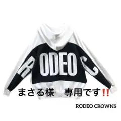 RODEO CROWNSロデオクラウンズスウェットパーカーバックプリントロゴ古着