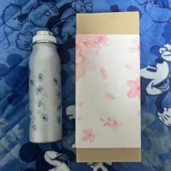 【新品】スタバ　SAKURA2026ステンレスボトルグリッターエアリーブルー