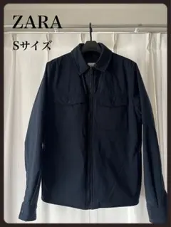 【美品】ZARA　ダウンジャケット　ネイビー