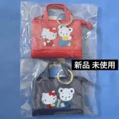 【完売】ファミリア ミニデニムバッグ セット ハローキティ ネイビー レッドのサムネイル
