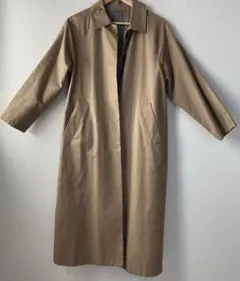 NANO universe リバーシブル ロングコートMサイズチェック柄 日本製