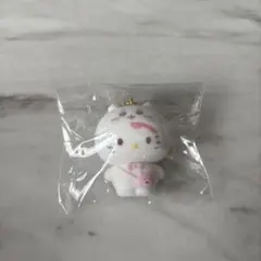 ちいかわ サンリオ シークレットフロッキーマスコットチャーム キティ