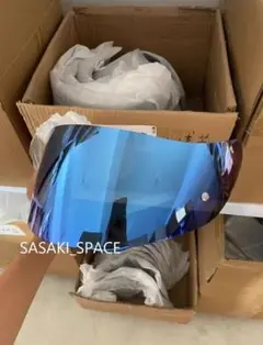アンチフォグシート付き～AGV K1 K3SV K5 シールド 透明/ブルー - メルカリ