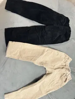 コーデュロイ パンツセット　ゴムウエスト