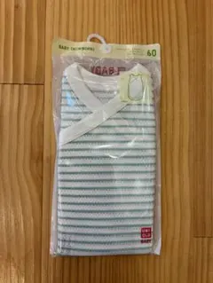 【新品】UNIQLO コットンメッシュインナーボディースーツ　ノースリーブ　60