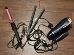 家電　3点セット ドライヤー ストレートアイロン カールヘアアイロン