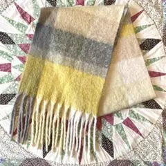 【美品】FORTPOINT フォートポイント チェック柄 マフラー