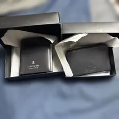 LANVIN コレクション 財布　ブラック　二つセット