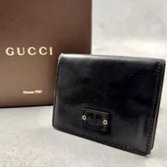 GUCCI レザー ブラック コインケース 9026のサムネイル