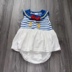 フタフタ ドナルドロンパース 70