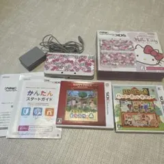 ハローキティ　NEW ニンテンドー3DS＋とび森.ハピホームアカデミーカセット