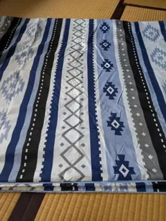 幾何学模様のWサイズ掛け布団カバー