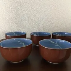 アンティーク湯呑み茶碗5個セット