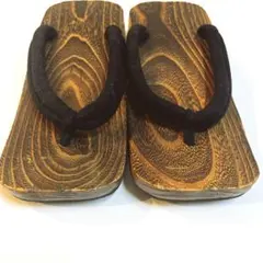 メンズ25-26.5㎝未使用下駄 桐製ブラウン