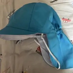 保育園 カラー帽子 水色