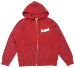 XLARGE エクストララージ星柄ジップパーカー 新品　デッドストック