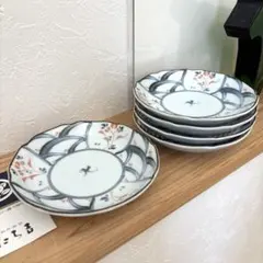 【新品未使用】たち吉 染付 フリル 銘々皿 中皿のサムネイル