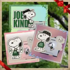 スヌーピー ジョー・カインド ピンバッジ 3個セット