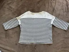 無印良品　太番手五分袖Tシャツ