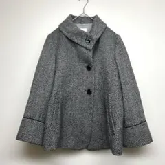 エニィスィス　ウール混　ショートコート　入学式　卒業式　ママコーデ　防寒　M