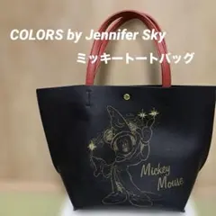COLORS by Jennifer Sky D23ミッキートートバッグ　黒のサムネイル