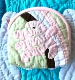 在庫一掃セール!! コスメポーチ♡レインボー♡ホヌ♡ライトセルドングリーン