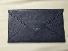 serapian セラピアン 二つ折り財布 ネイビー - メルカリ