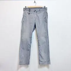 CHERVO シェルボ ストライプ ストレートパンツ メンズ ゴルフ 48