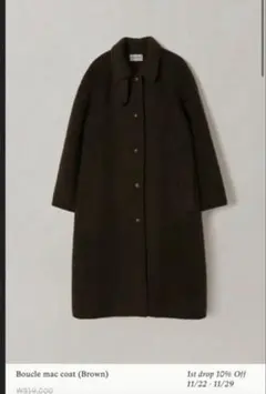 nothing written alpaca coat 韓国　ブランド moia