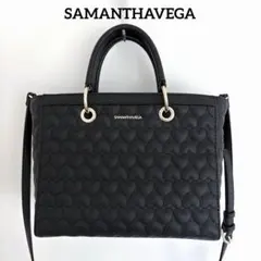 【ほぼ新品】SAMANTHAVEGA エターナルハートキルトハンドバッグ2way