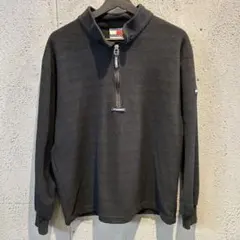 #397 TOMMY HILFIGER フリース　黒　Lサイズ 古着　トミー