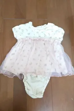 花柄ロンパース 80サイズ