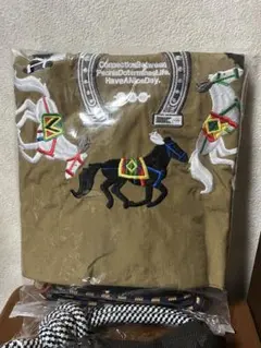 新品未使用★ボールアンドチェーン風　Mサイズ馬柄