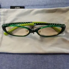 キッズ　JINS　PCメガネ　ブルーライトカット　度なし