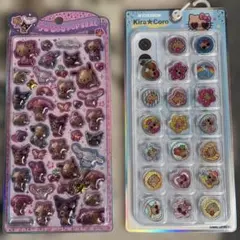 【正規品】　日焼けキティ　サンリオ　うるちゅるポップシール　おはじきキラコロ