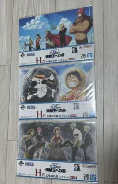 ワンピース　1番くじ　onepiece 色紙　25周年　海賊王への道