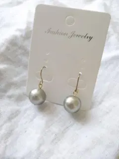 大粒×国産コットンパールグレー12㎜