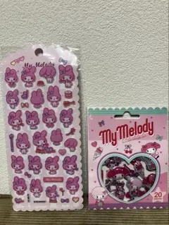 フェルトシール ぷっくりシール セット マイメロ