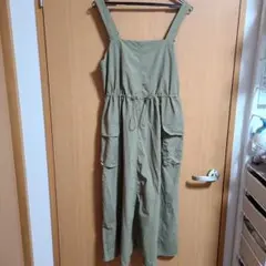 GU　テックジャンパードレス　オリーブ