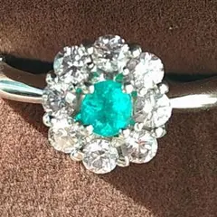 専用　GIAブラジル産 パライバトルマリン0.22 ピンクダイヤ Pt900