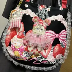 さ*ー様 ルミちゃんのぷっくりしずく型トートバッグ♡スイーツ柄❤︎コヤンイサムチ