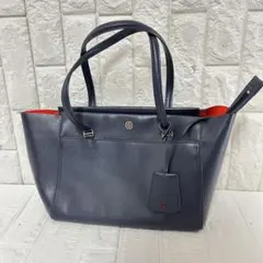 TORY BURCH ネイビー トートバッグ