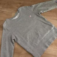 Champion グレー クルーネック トレーナー　130