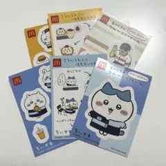 ちいかわ マクドナルド コラボ ステッカー ハッピーセット ハチワレ シーサー