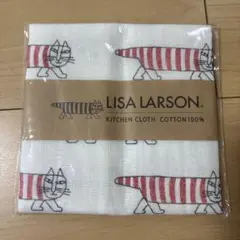 LISA LARSON コットンキッチンクロス 猫柄 240×490mm