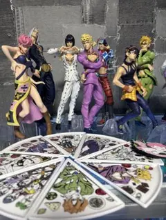 ジョジョ　一番くじ　黄金の風　フィギュア　セット