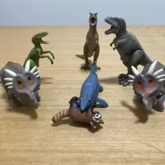 アニア恐竜・動物フィギュア 7￼体セットのサムネイル