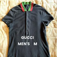 GUCCI メンズ ポロシャツ M ネイビー　 グッチ　トップス　半袖のサムネイル